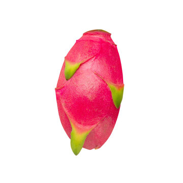 Dragon fruit, Pitaya slice cutout, full depth of field.