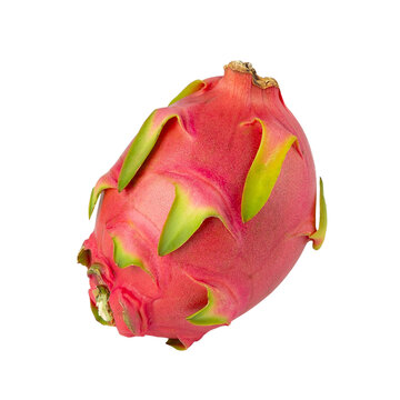 Dragon fruit, Pitaya cutout, full depth of field.