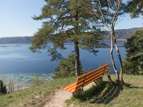 Rastplatz mit Aussicht auf den Bodensee