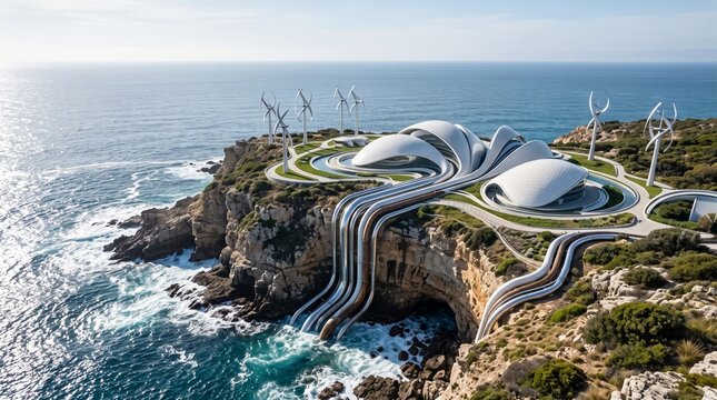 Zero emission coastal water desalination plant powered by hydrogen electrolysis