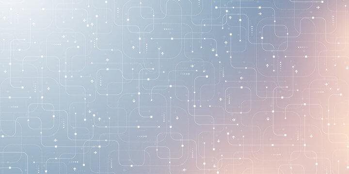 Abstract background with technology circuit board texture. Modern electronic motherboard texture. Engineering and communication concept for header, web banner, website, presentation.