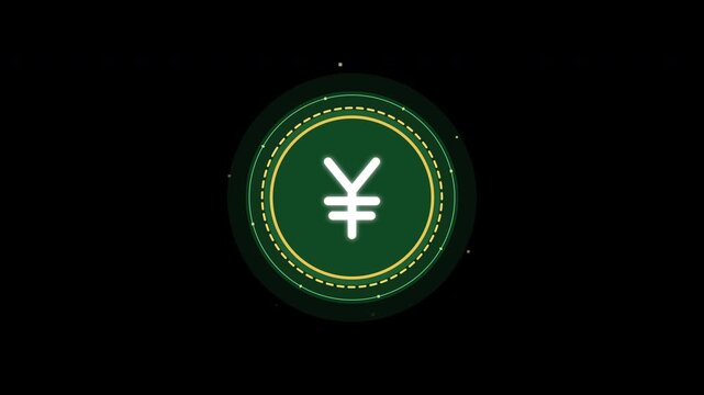 Digital yuan currency symbol, financial technology, electronic money, online payment, wealth growth, digital economy