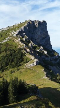 Vercors mountain scenery above Grenoble