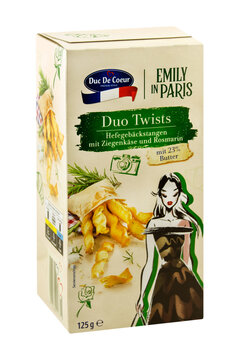 Duo Twists Hefegeb&auml;ckstangen Duc De Coeur  Hintergrund transparent PNG cut out