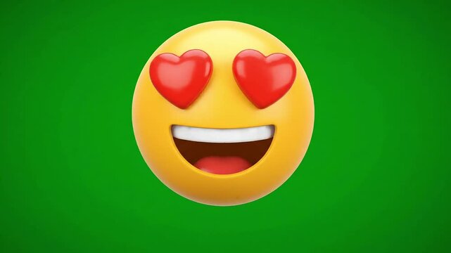 smiley face painted on a green background