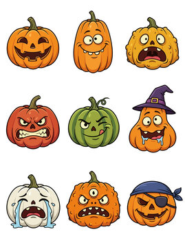 set personaggi di Halloween