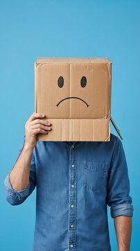 Person Holding Cardboard Box