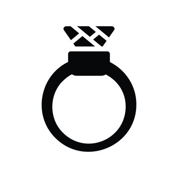 Diamond ring icon