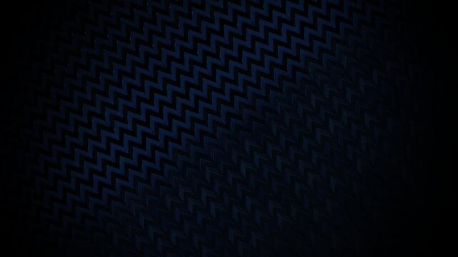 Abstract dark blue geometric pattern background animation with light sweep