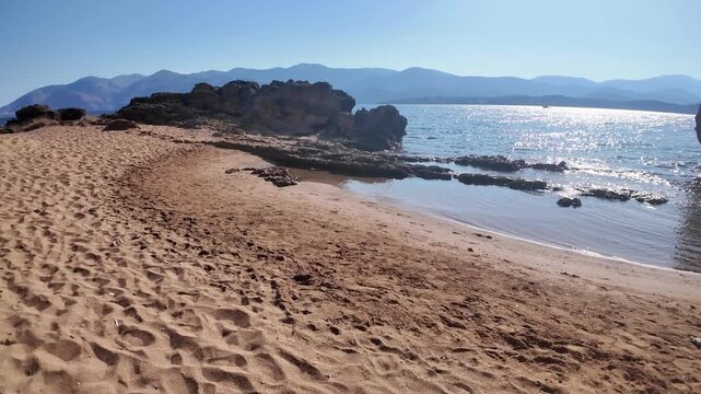 Amazing view of Lepeda Beach, Cephalonia, Ionian Islands, Greece