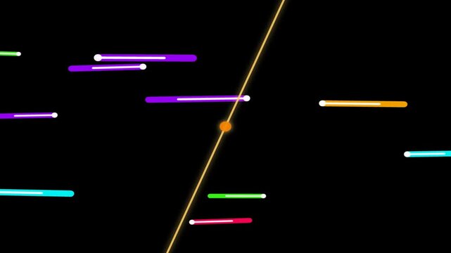 4K Laser Blasts Visual Effects with Audio Visualizer Background Loop