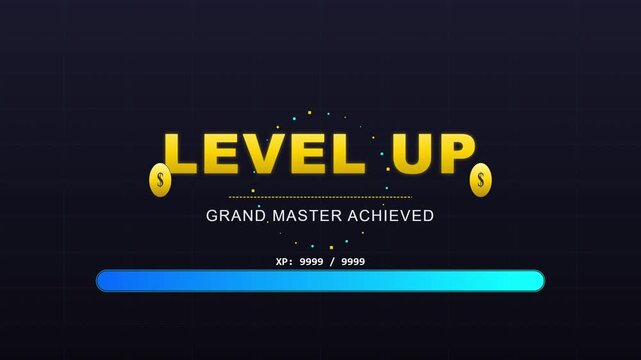 Level Up Achievement Pop Up In Mobile Game Interface