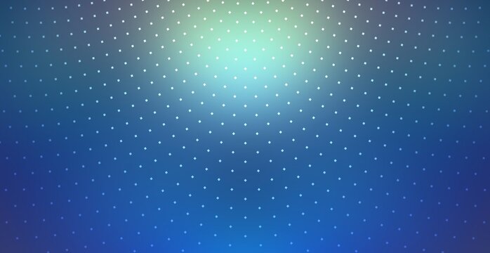 Blue glass polished shiny background decorated small dotted net. Simple minimal pattern.