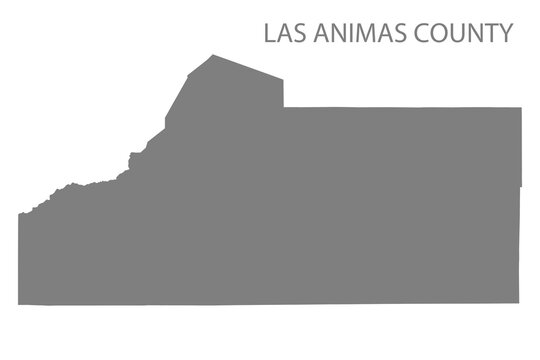 Las Animas County Map, Colorado, USA