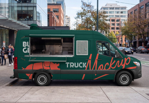 Food Van Mockups