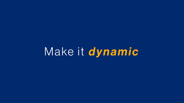 Kinetic Text Slides