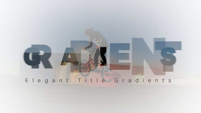Elegant Title Gradients