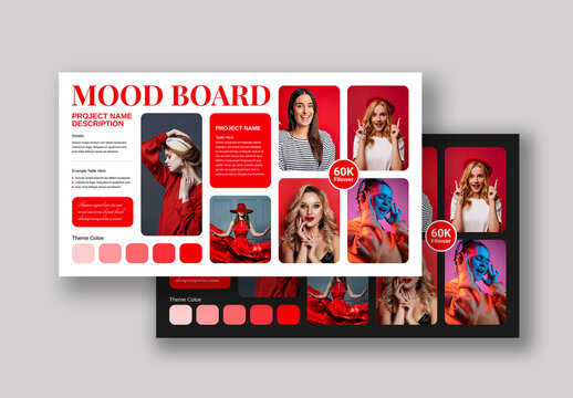 Minimal Mood Board Template