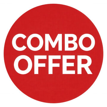 Combo Offer Button Transparent Background