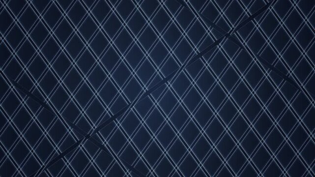 Abstract geometric grid background animation with glowing blue wireframe mesh lines loop