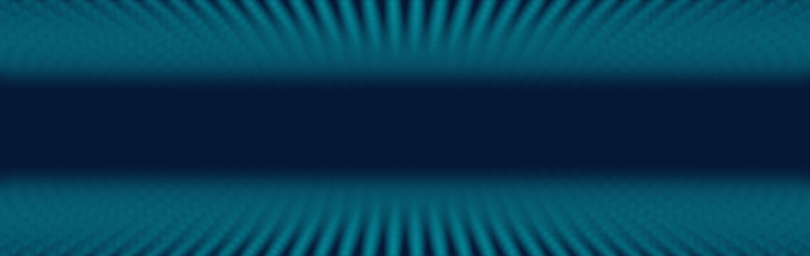 Abstract blue digital tunnel perspective background
