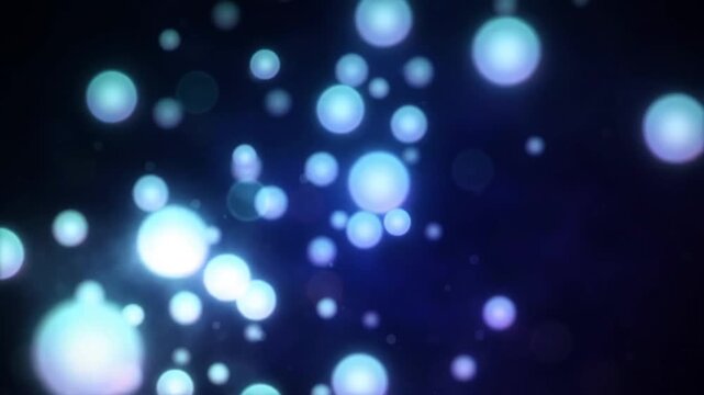 Floating Ghostly Particles &mdash; Spooky Halloween Background, 4K Seamless Loop