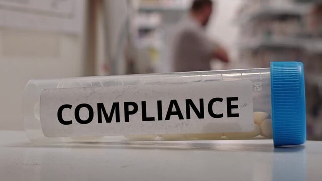 COMPLIANCE oral tablet pharmaceutical product quality regulation and supply concept