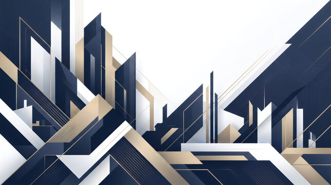 Abstract architectural vector background featuring geometric lines and minimalist structural patterns