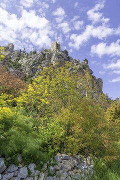 Castle ruin St.Hilarion, Girne, Kyrenia district, Turkish Republic of Northern Cyprus, Cyprus