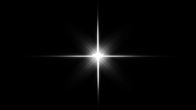 Glowing shining stars, magical starry sky with twinkling stars lens flare, starry night, sparkle twinkling star animation video, blinking shining stars, twinkle stars black screen background