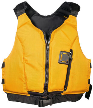 Yellow Personal Flotation Device for Boating and Water Safety