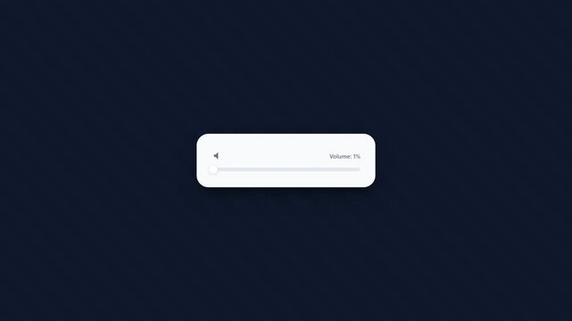 Speaker Sound Icon Adjusting Motion Graphics