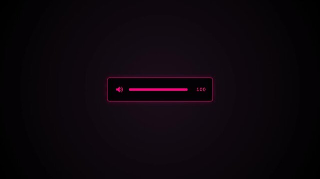 Volume Up Down Seamless Loop 4K