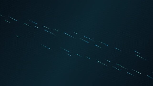 Abstract dark blue background with diagonal dashed motion lines