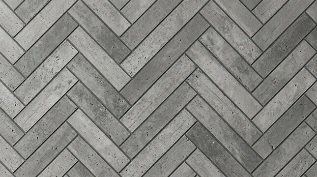 Grey stone brick wall arranged in a classic herringbone pattern with stone bricks masonry work geometric pattern wall texture paving pattern building facade