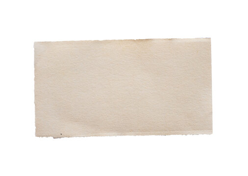 old paper isolated on white
