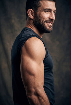 Muscular Bearded Man