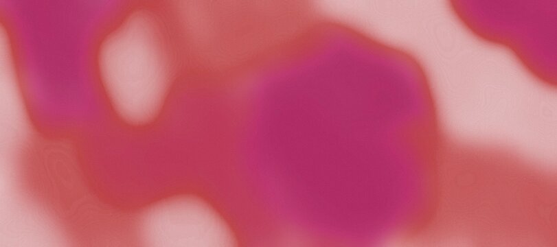 Bold retro abstract background with blurred magenta, crimson and pink forms, grainy digital texture and chromatic distortion for posters, music covers, fashion, branding and social media