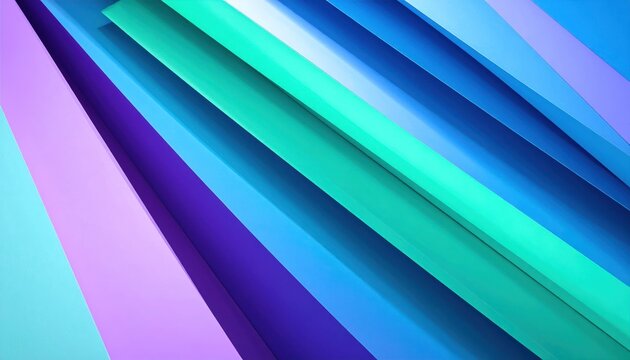 Abstract Diagonal Stripes Background in Blue and Purple Tones