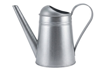 Galvanized Metal Watering Can Isolated © Ara