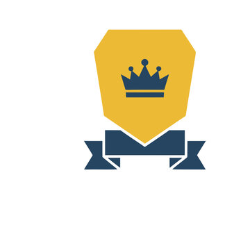 Crown and Ribbon Icon