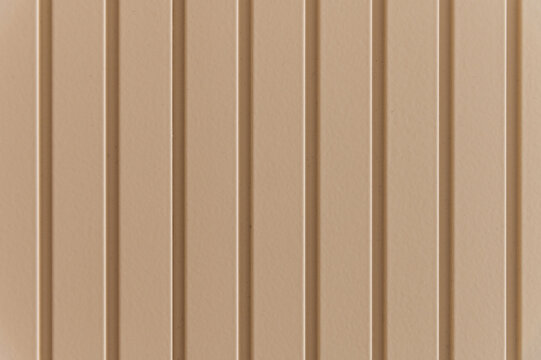 Beige Vertical Slat Wall Panel Background Texture