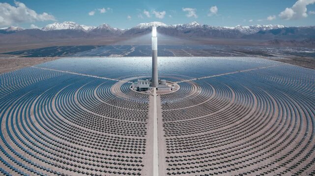  China Solar Thermal Molten Salt Tower 4K