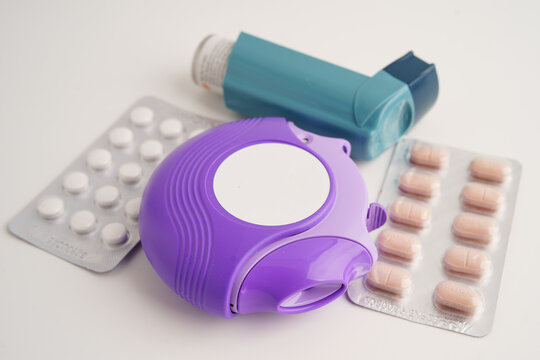 Asthma and chronic obstructive pulmonary disease COPD, metered dose inhaler MDI.