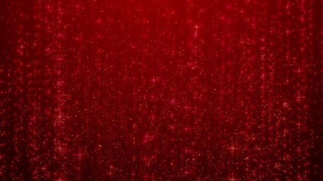 Sparkling glowing stars isolated on green background. 4K Keylight Animation.