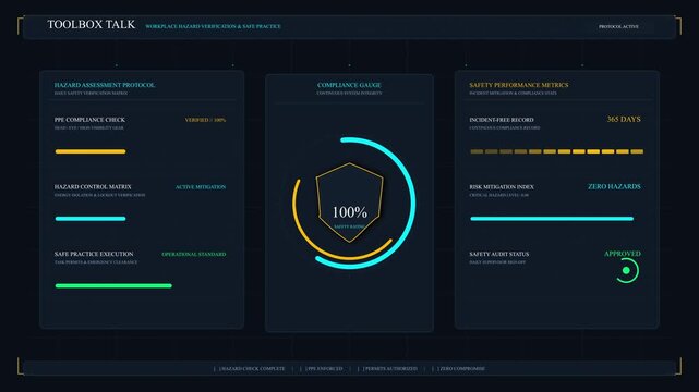 Digital dashboard interface displaying data analytics, cybersecurity shield, and network monitoring, futuristic ui