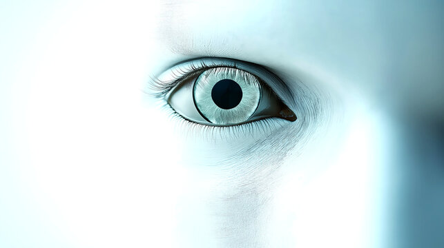 half human half extraterrestrial face, elegant realistic portrait, smooth alien skin texture
