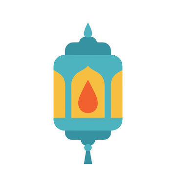 Islamic Lantern with Flame