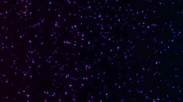 night sky blue pink shiny twinkle stars glittering and glowing , starry space science and new year and christmas, social media background