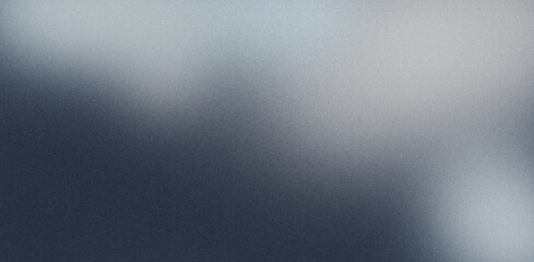Fototapeta premium Abstract blurred background with grainy texture in dark blue and grey